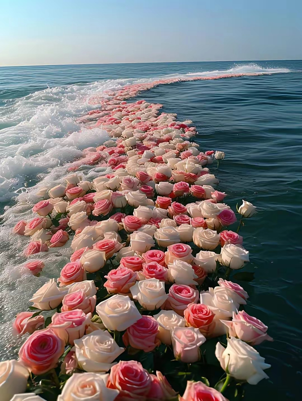 浪漫的玫瑰花海