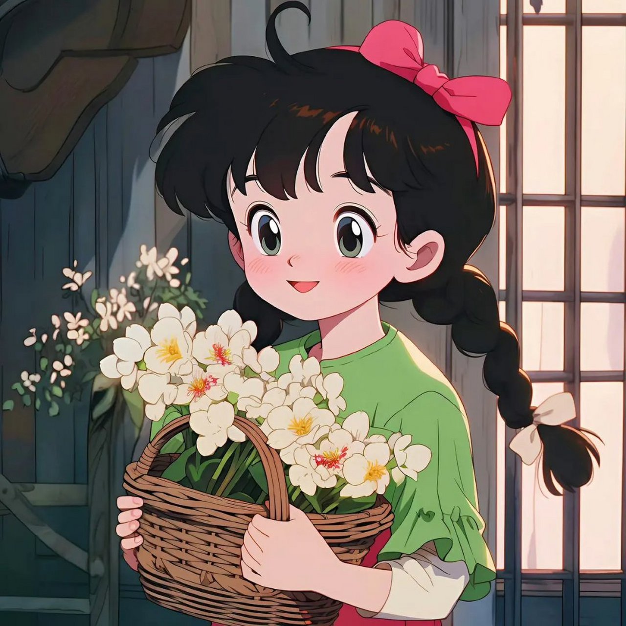 卖花的小女孩