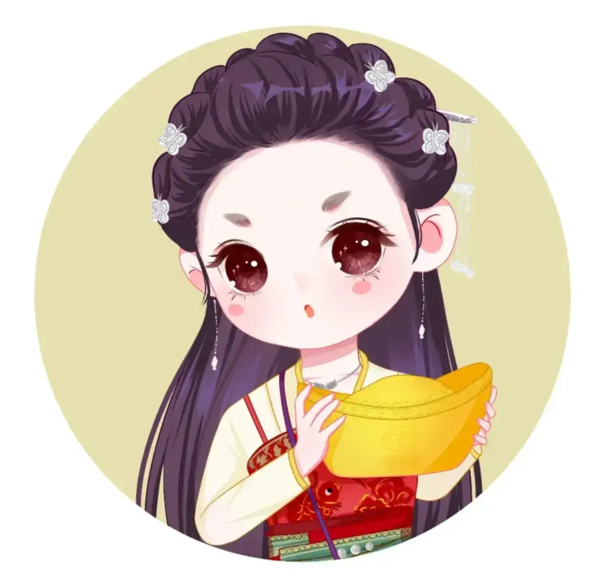 赵丽颖卡通图片