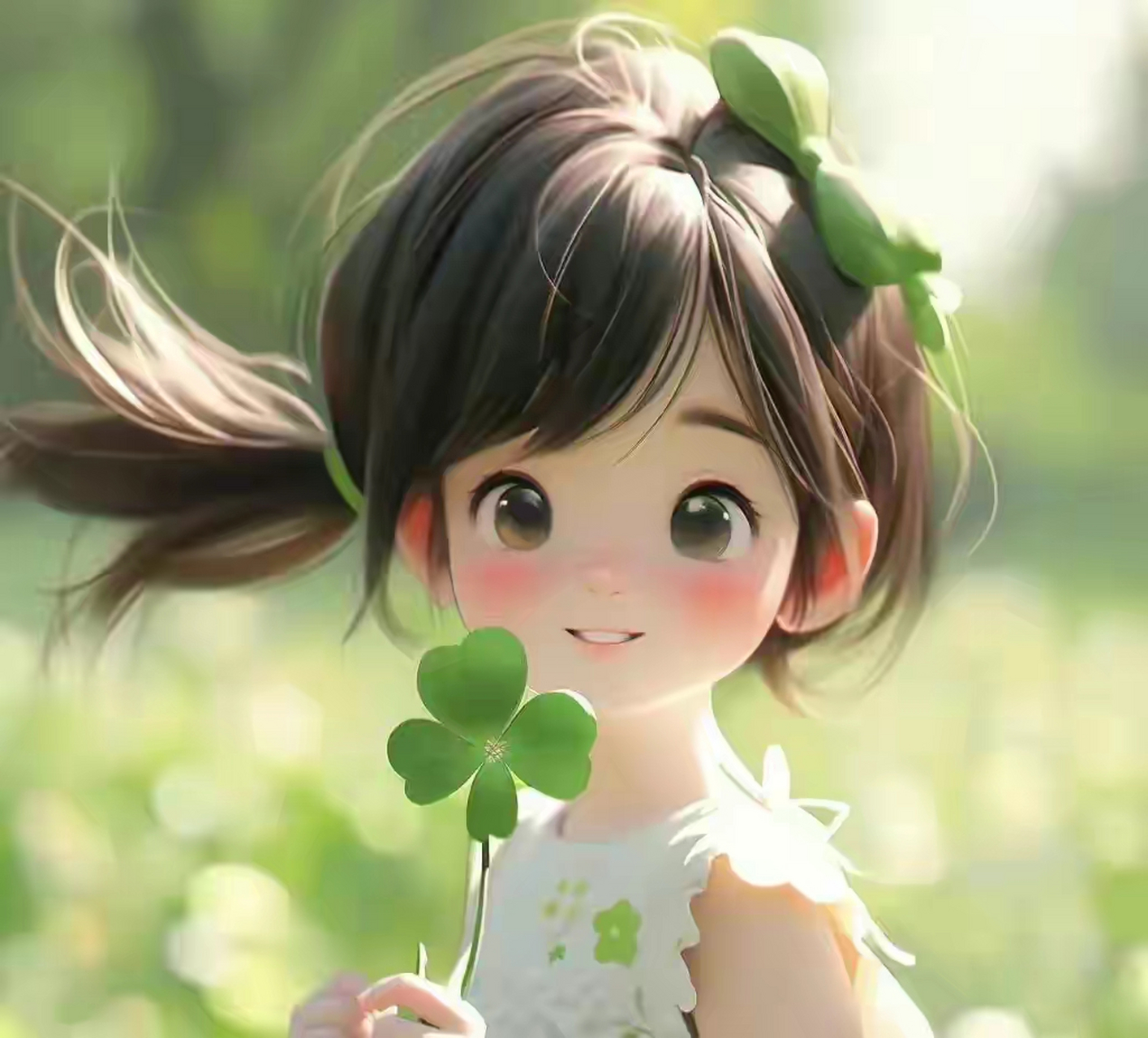 幸运草女孩