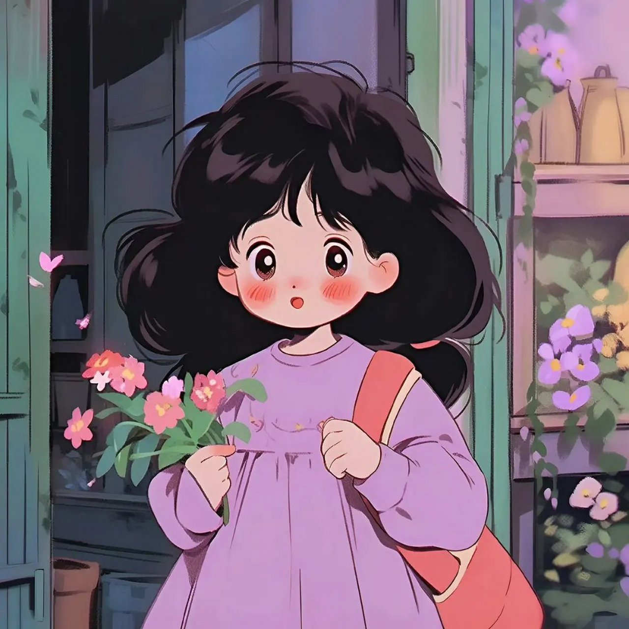 卖花的小女孩