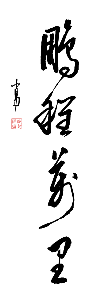 知识创作挑战赛初夏篇# 自书行草:鹏程万里  我们心怀壮志,就像那