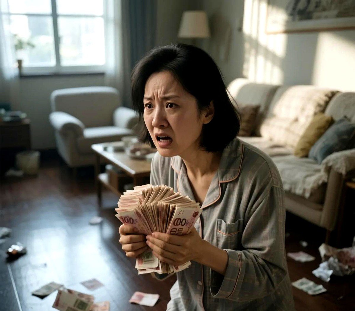 江苏妹子在家翻出十万现金,以为是老公攒的小金库,气
