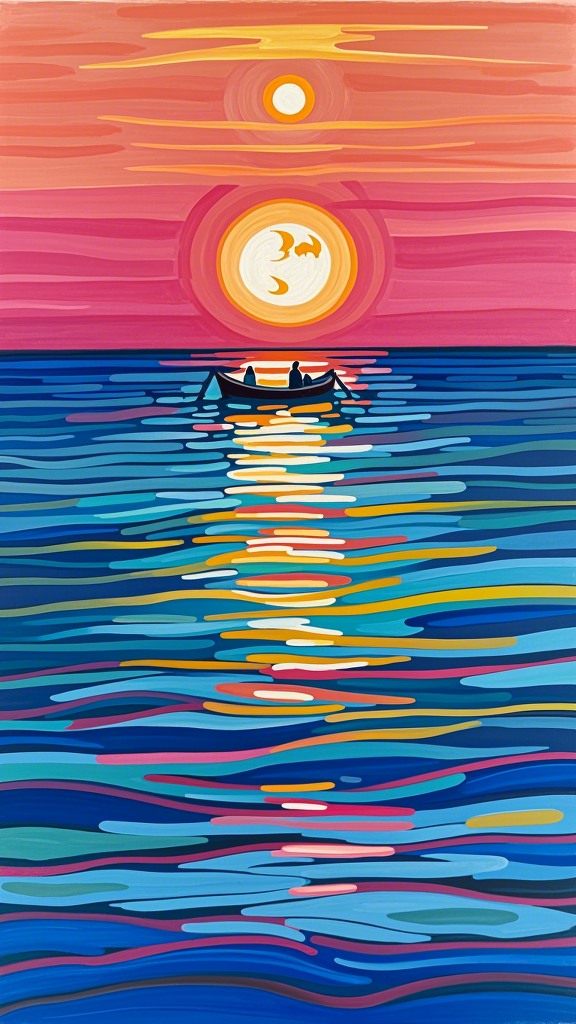 它来时,如阳光明媚,如月色皎洁;它去时,如潮水退