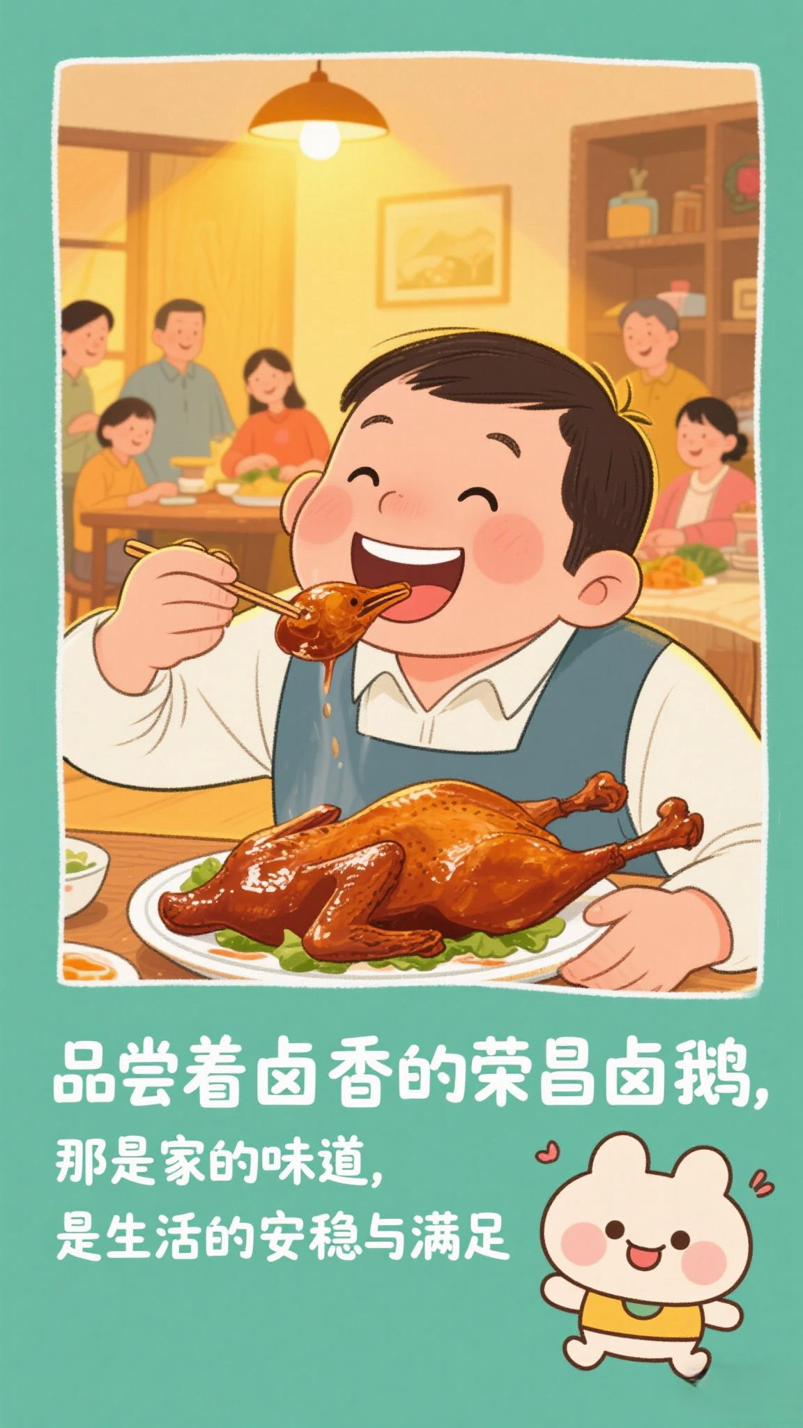 品荣昌卤鹅,是舌尖享受,更是情感归依