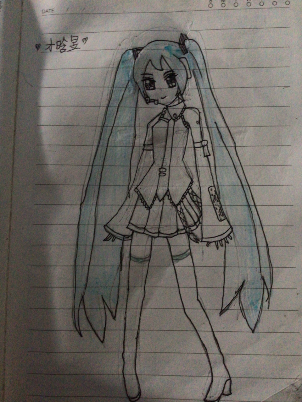 求改画      (我很菜) (第一张图我用黑笔描把眼睛描废了) 不喜勿喷!