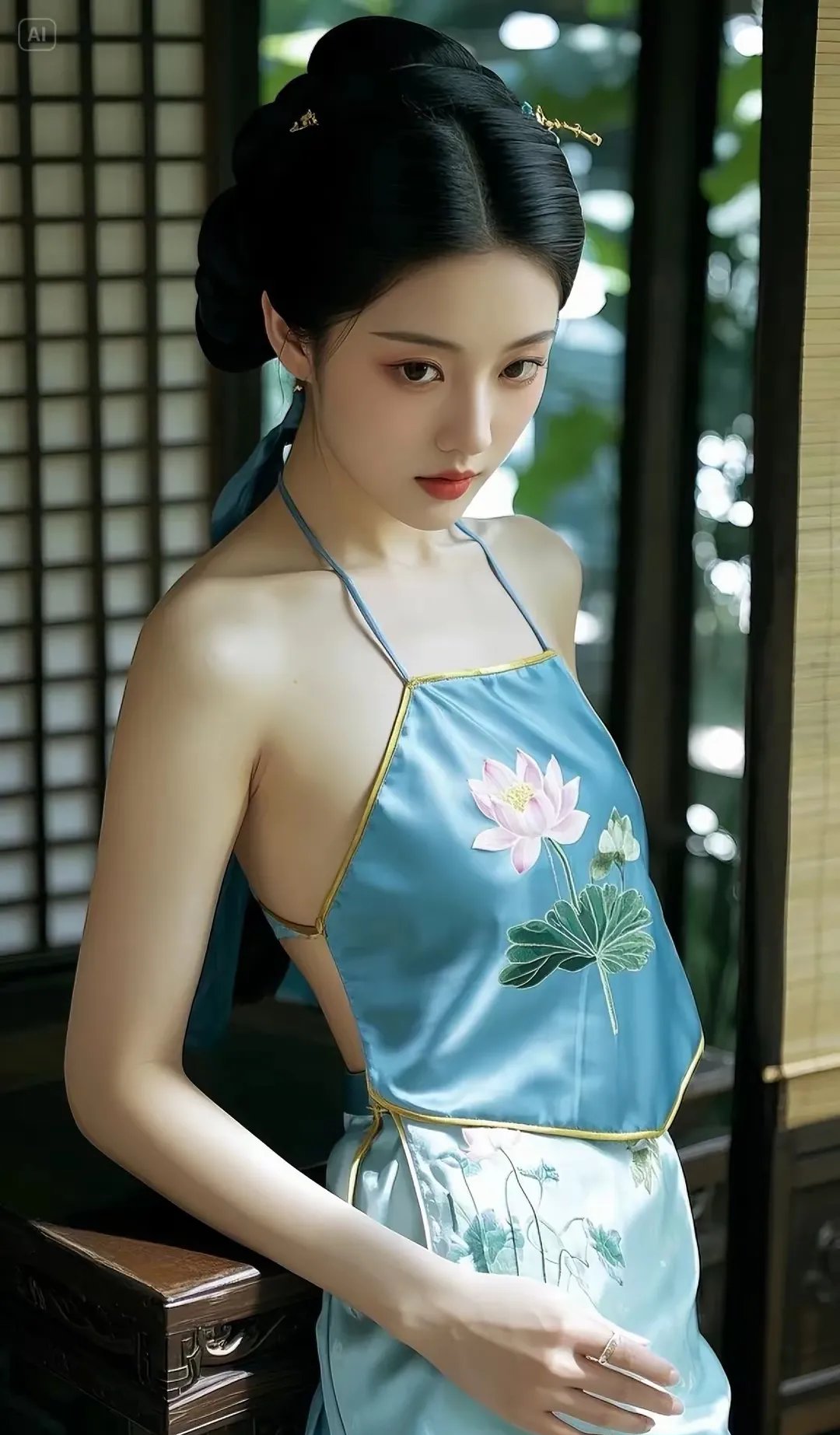 肚兜是中国妹子们的经典内衣之一