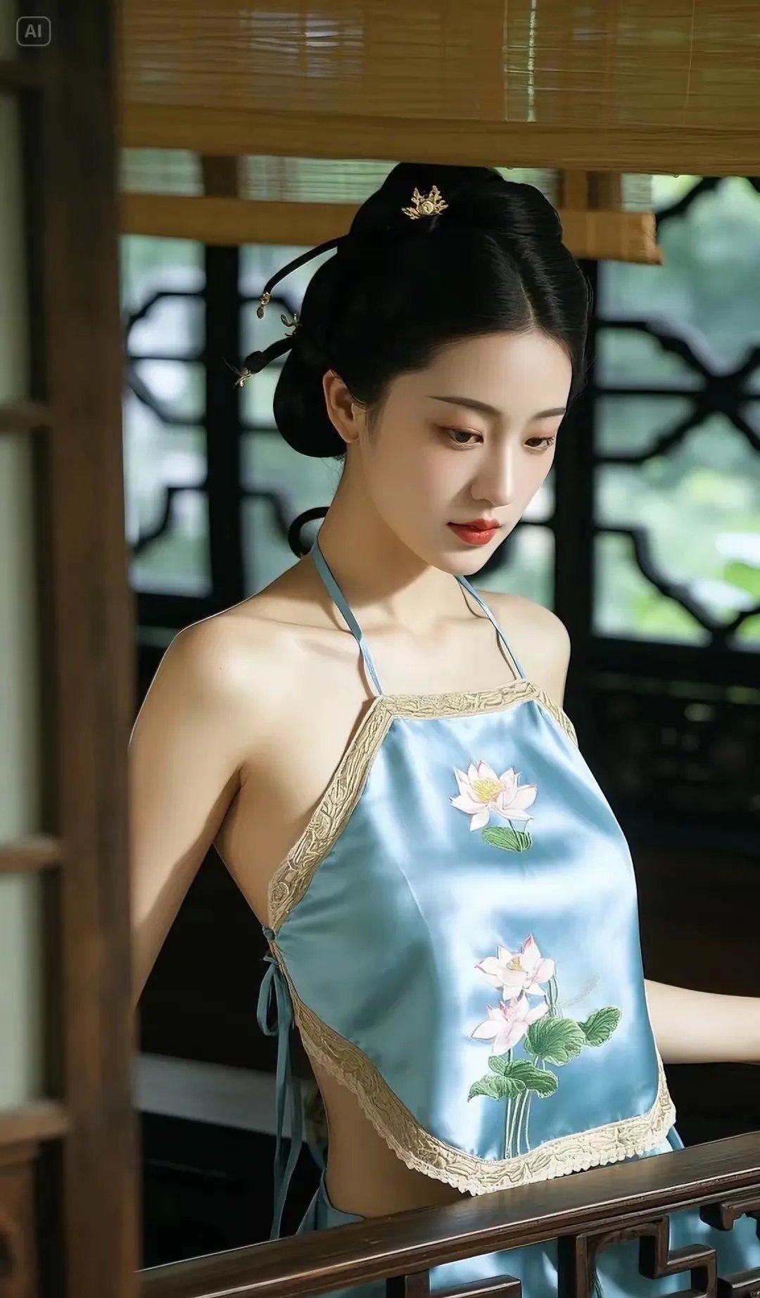 肚兜是中国妹子们的经典内衣之一