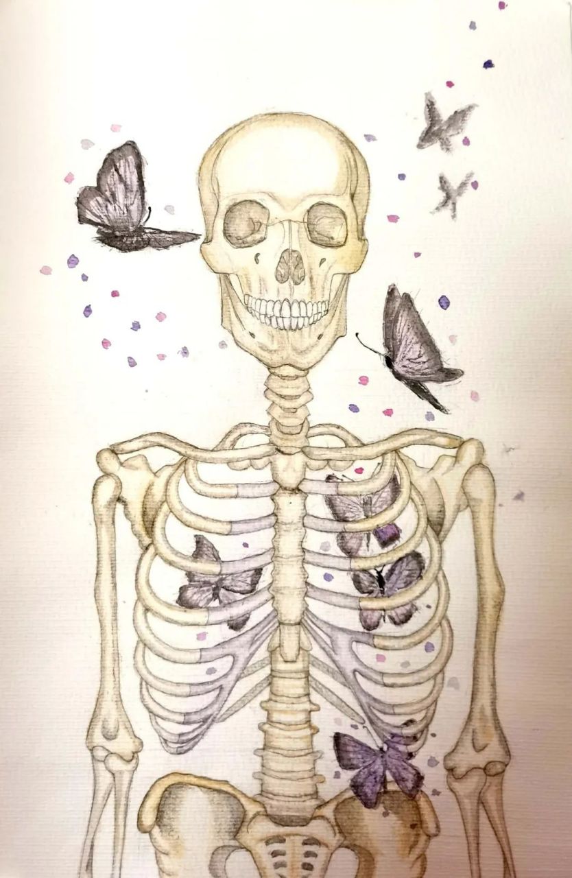 法医# 本幅画作是一幅水彩画.