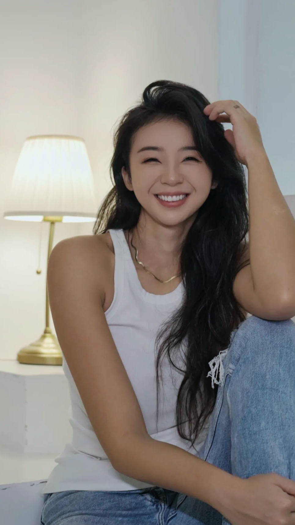 主持人张曼源小姐,在自己社交平台晒美照