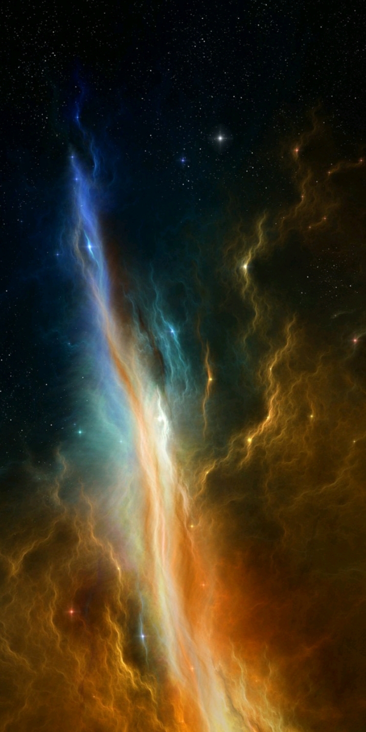 美丽的星空风景照