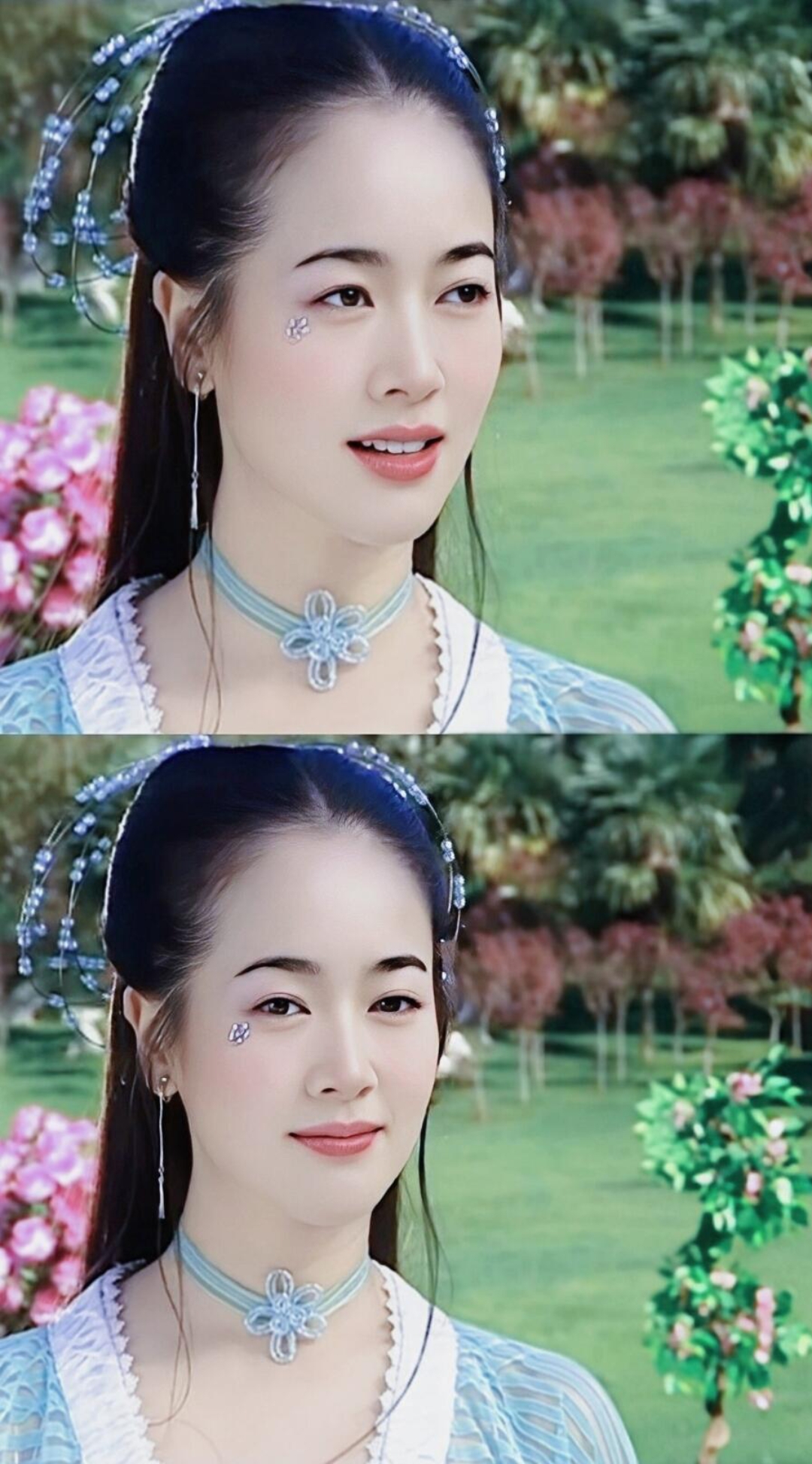 她在这部剧里面真的换了好多妆造啊 以前看剧的时候最喜欢雅风 温柔
