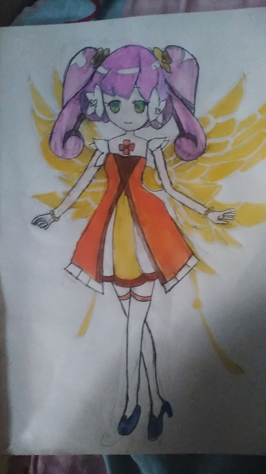 画的瑞香花精灵王山梦#小花仙