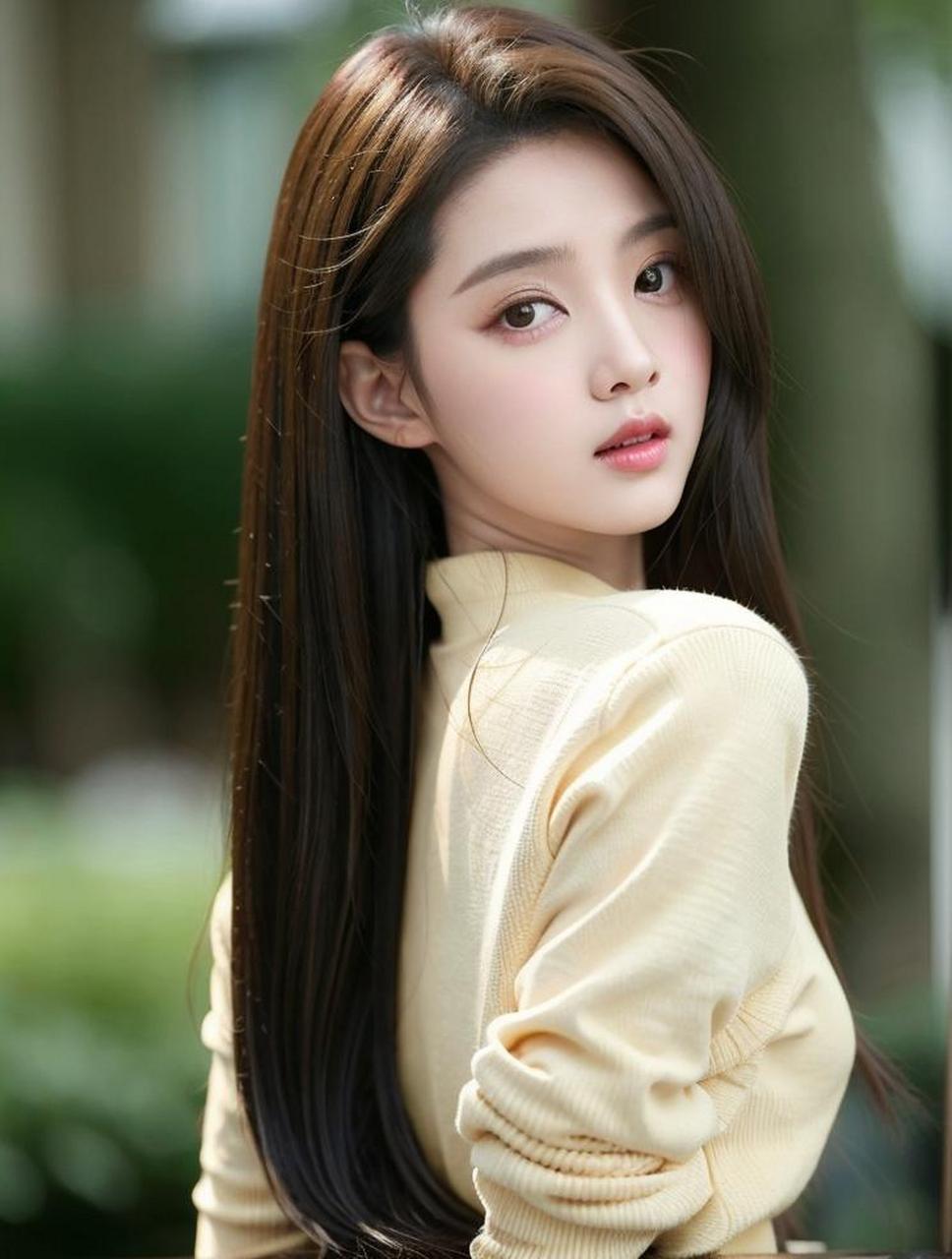 长发美女,仙气飘飘