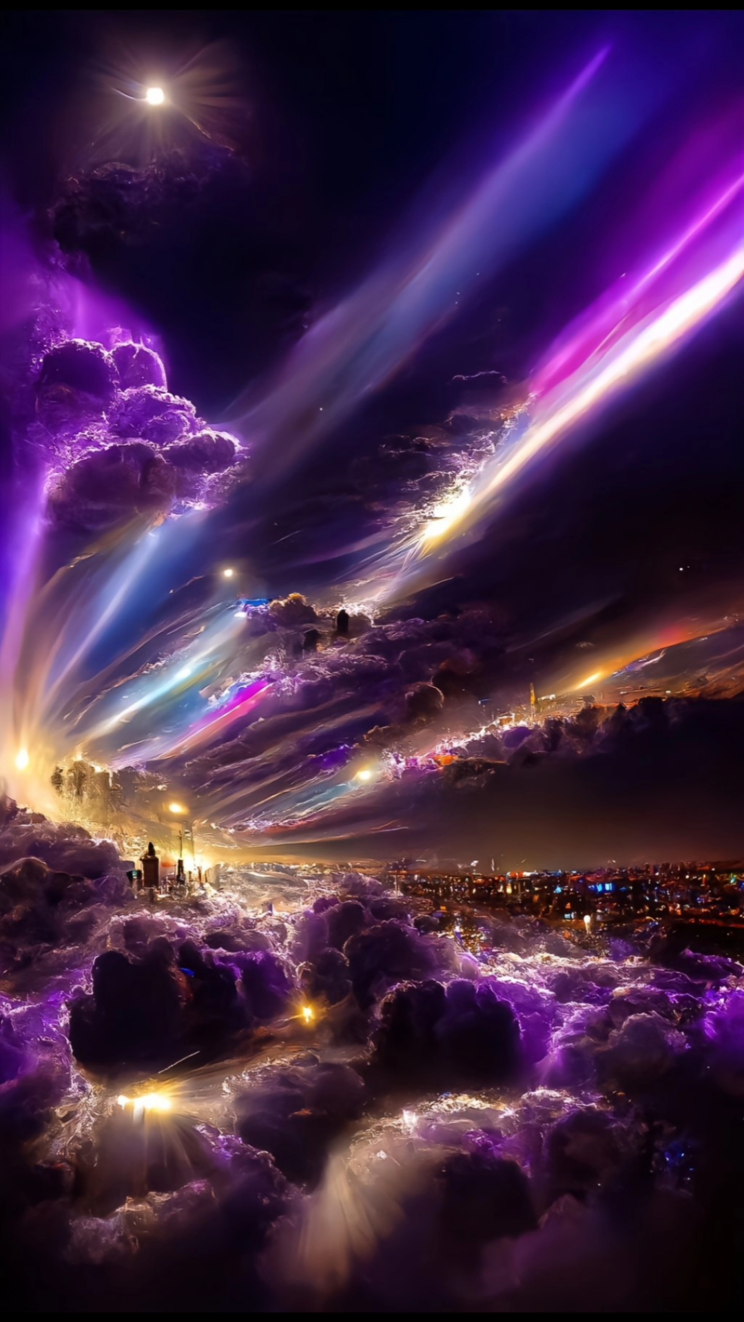 浩瀚宇宙深广无边, 星河璀璨映照人间.