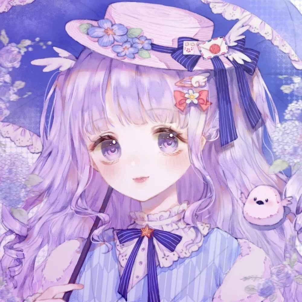 超级可爱的,紫色御姐女孩头像,瞧一瞧,看一看,只要一个赞😘😘