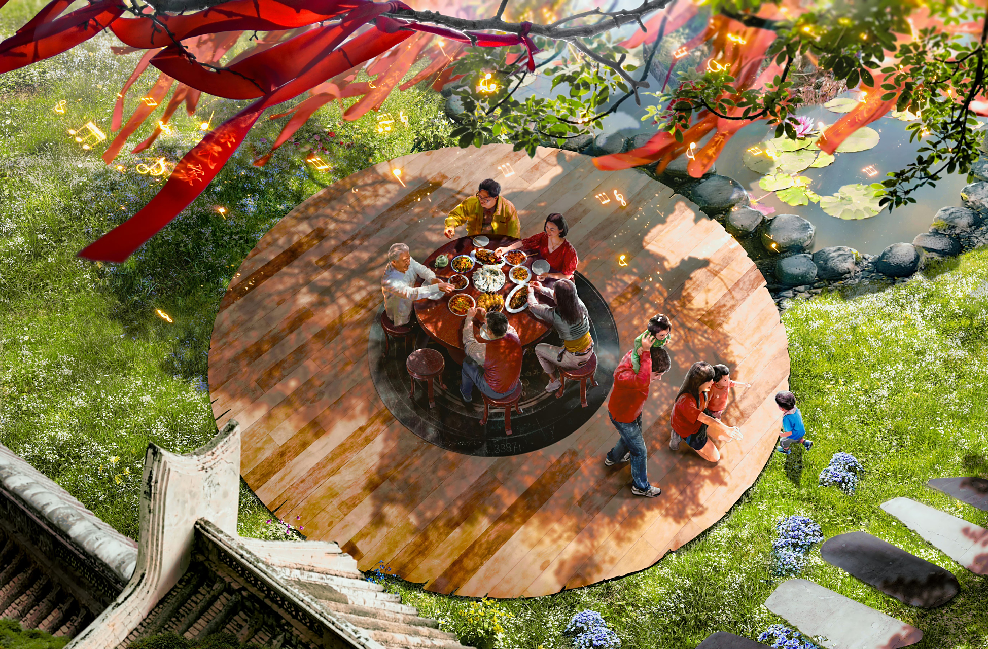 乌合麒麟# #声生不息# 最新画作《声生不息·家年华》