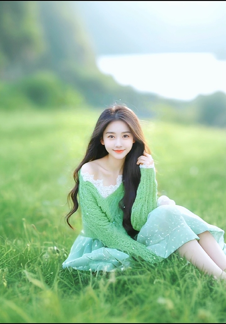 清新如画的春日女神,温柔了时光仿佛春天的使者