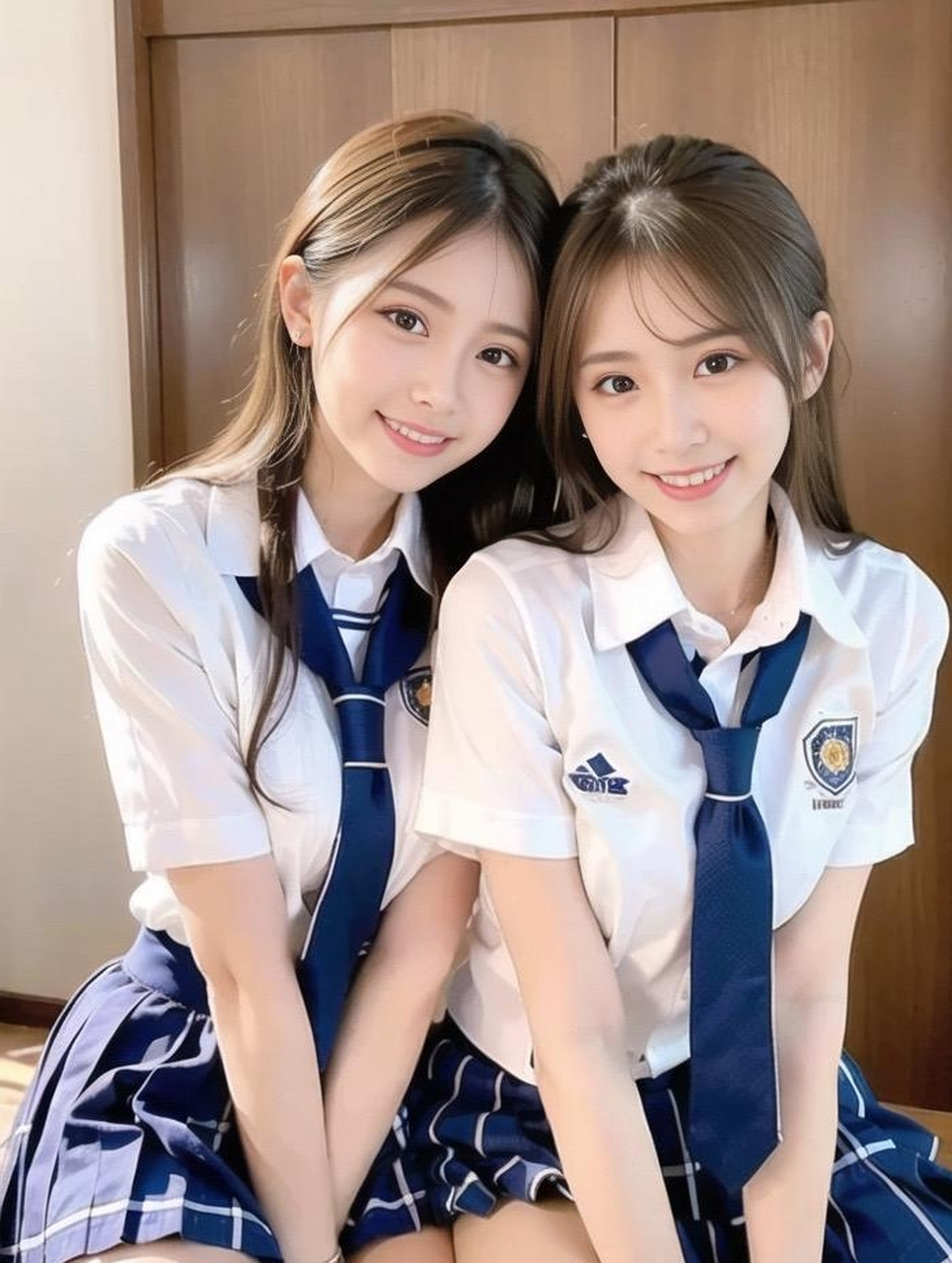 美丽动人双胞胎姐妹