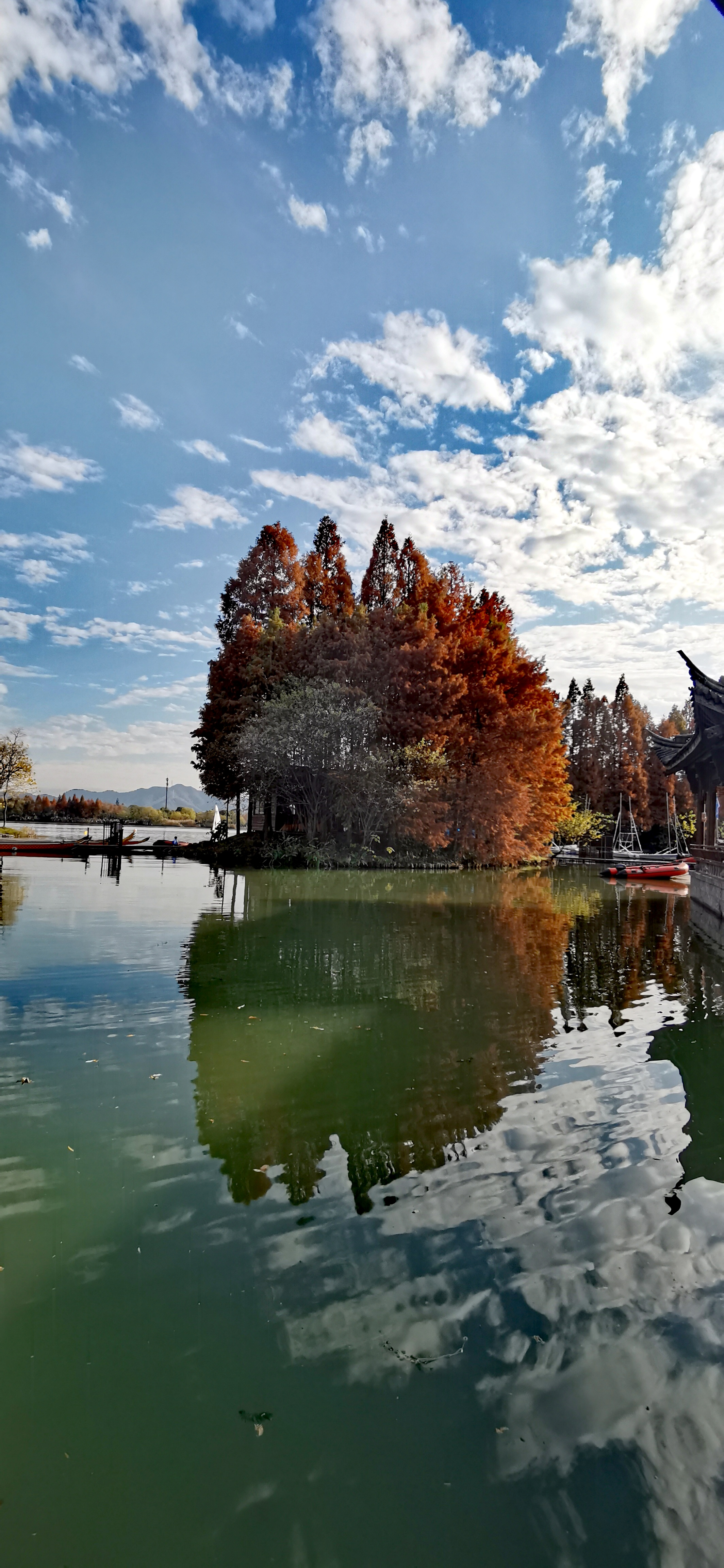 拍的冬季封神照片#杭州西湖的姊妹湖——湘湖,位于浙江省杭州市萧山区