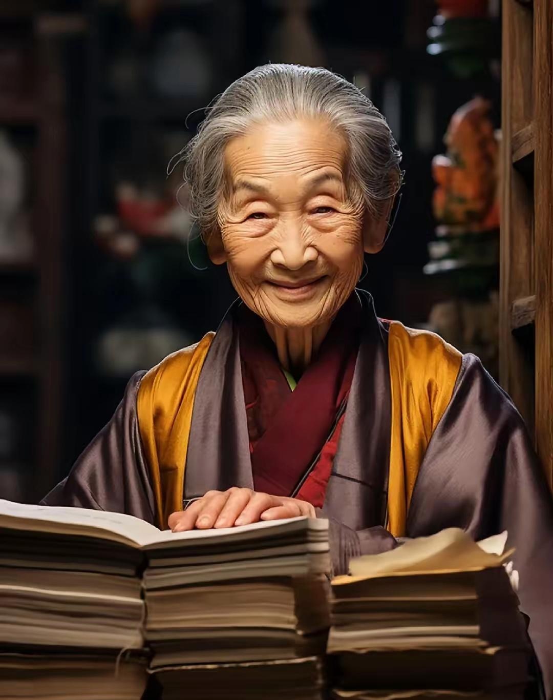 透着股神秘莫测劲儿,让人们在行事时多了些别样的 老太太佛学图片