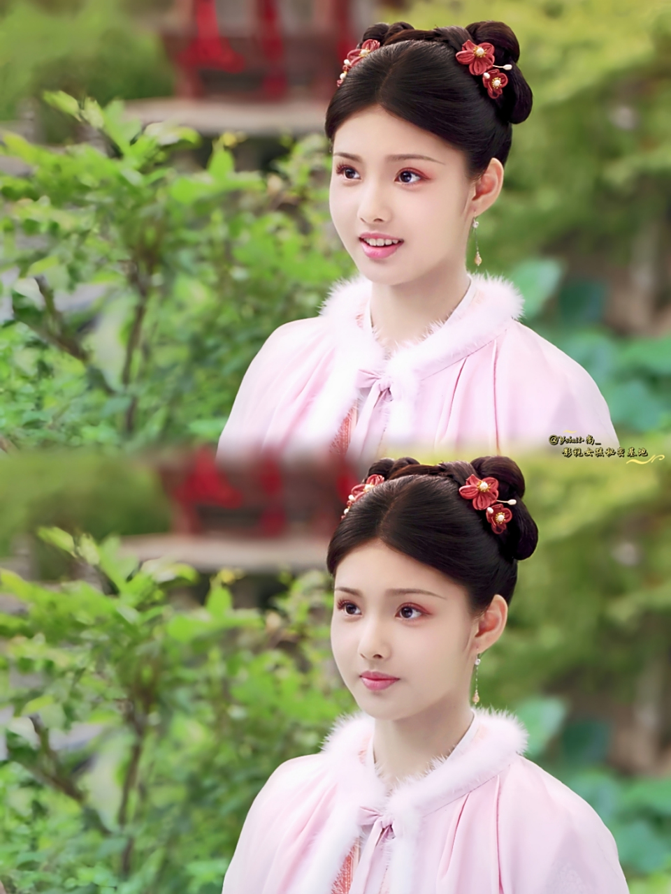 印红这个角色真的很贴合古代丫鬟的形象,单看长相就已经很有古人的