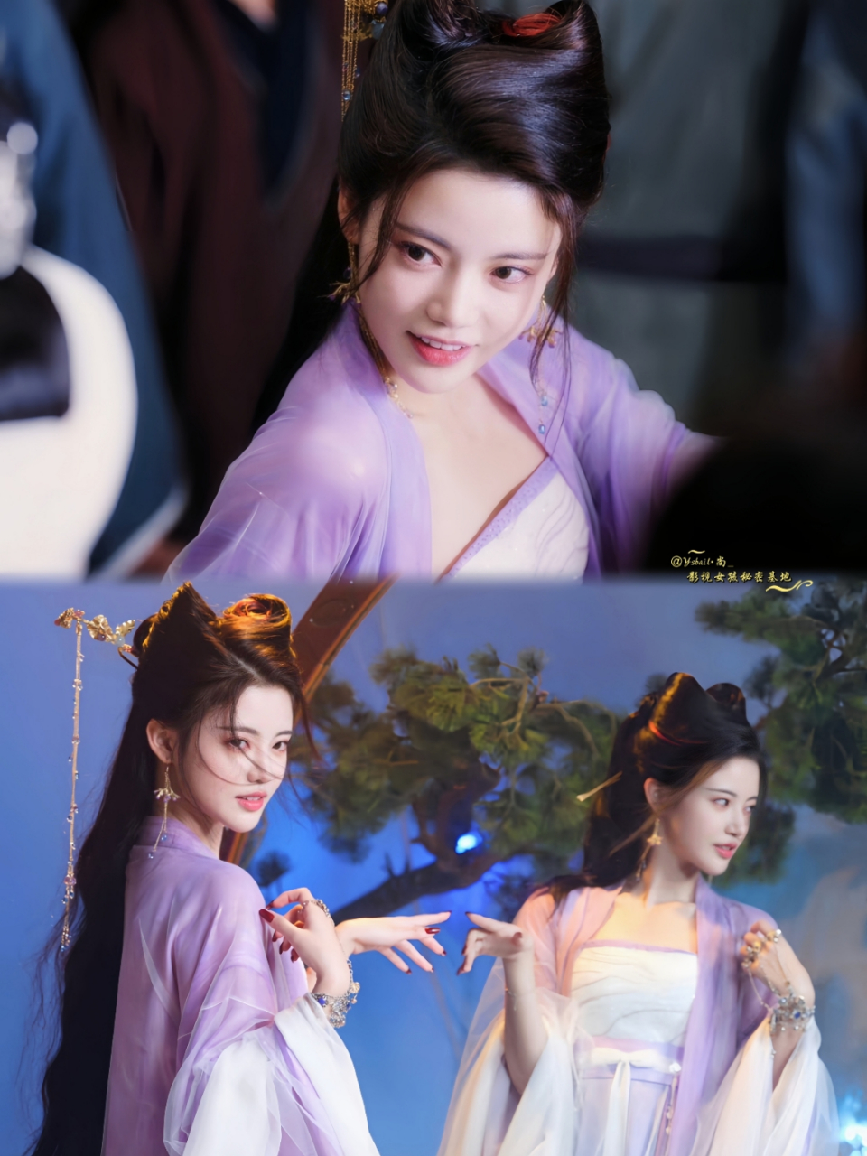 狐狸翩然实际造型对比定妆造型还是很惊艳的78 剧中