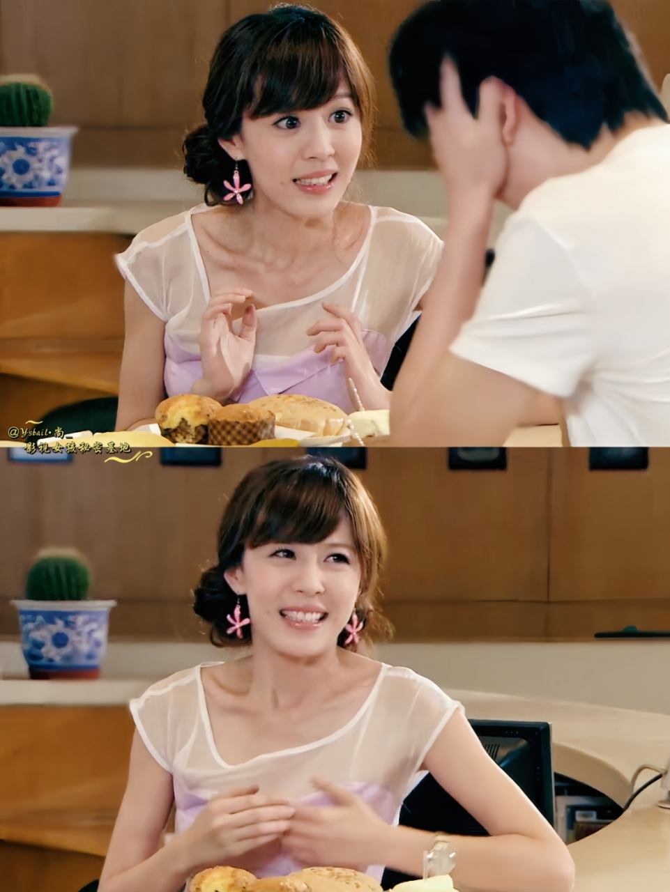 《爱情公寓3》胡一菲,陈美嘉戴了一模一样的同款耳饰,《一起来看