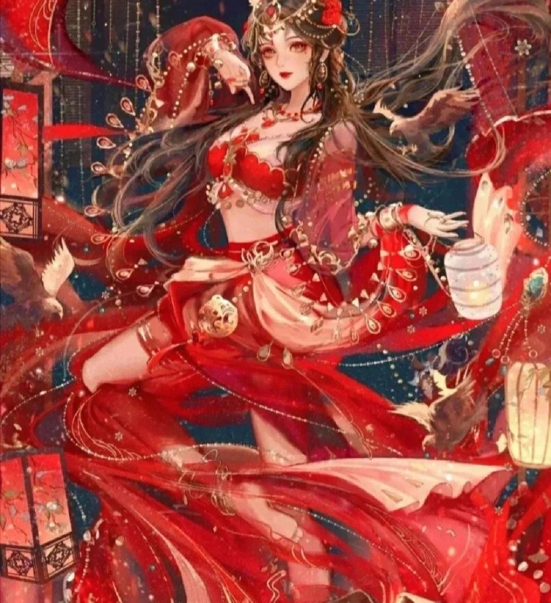 哈喽大家好 我是兮雅 今天要分享的是红色系列头像 全是古装美人噢