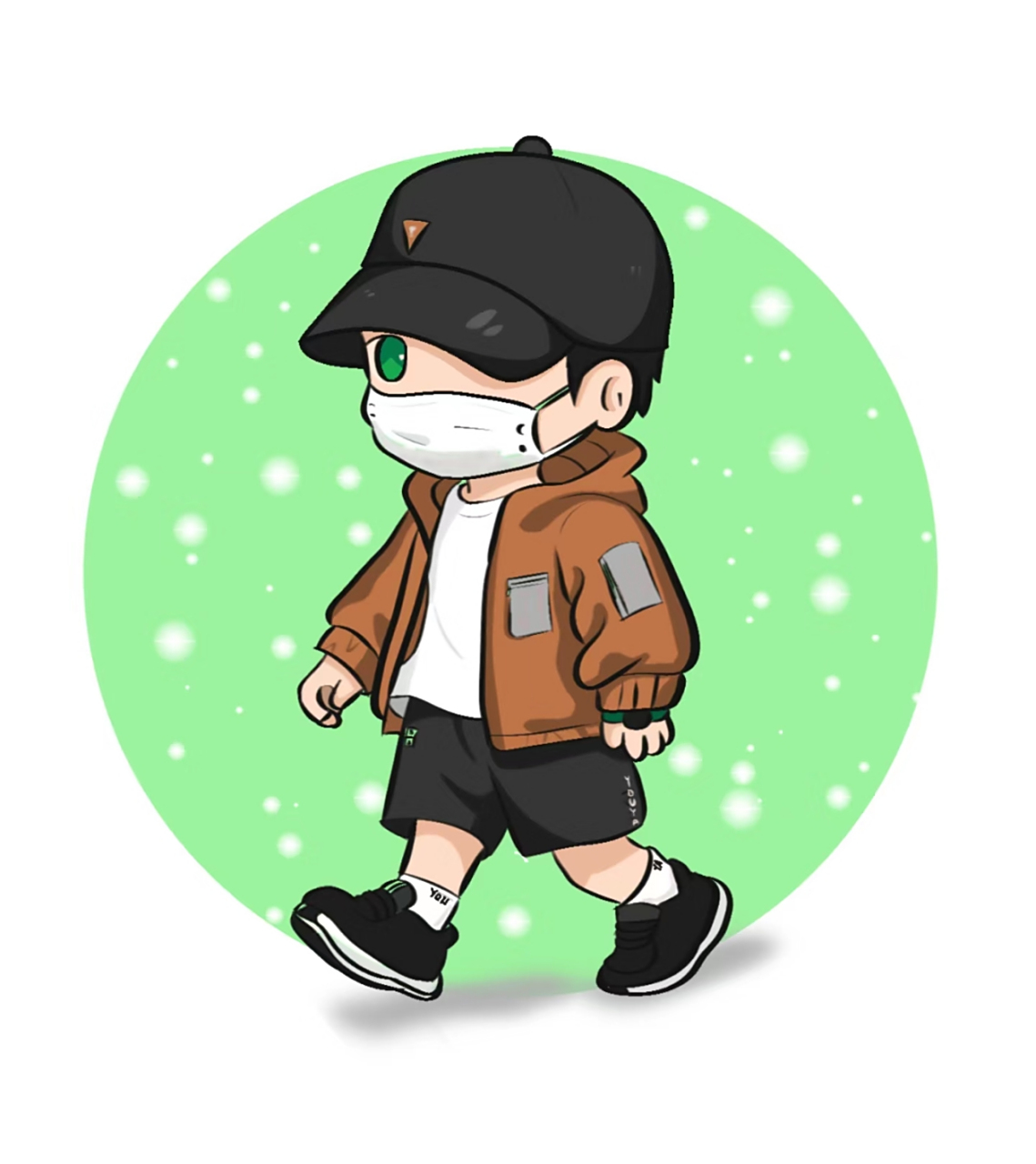 王一博抵达广西录制纪录片#最新q版小博,萌萌哒