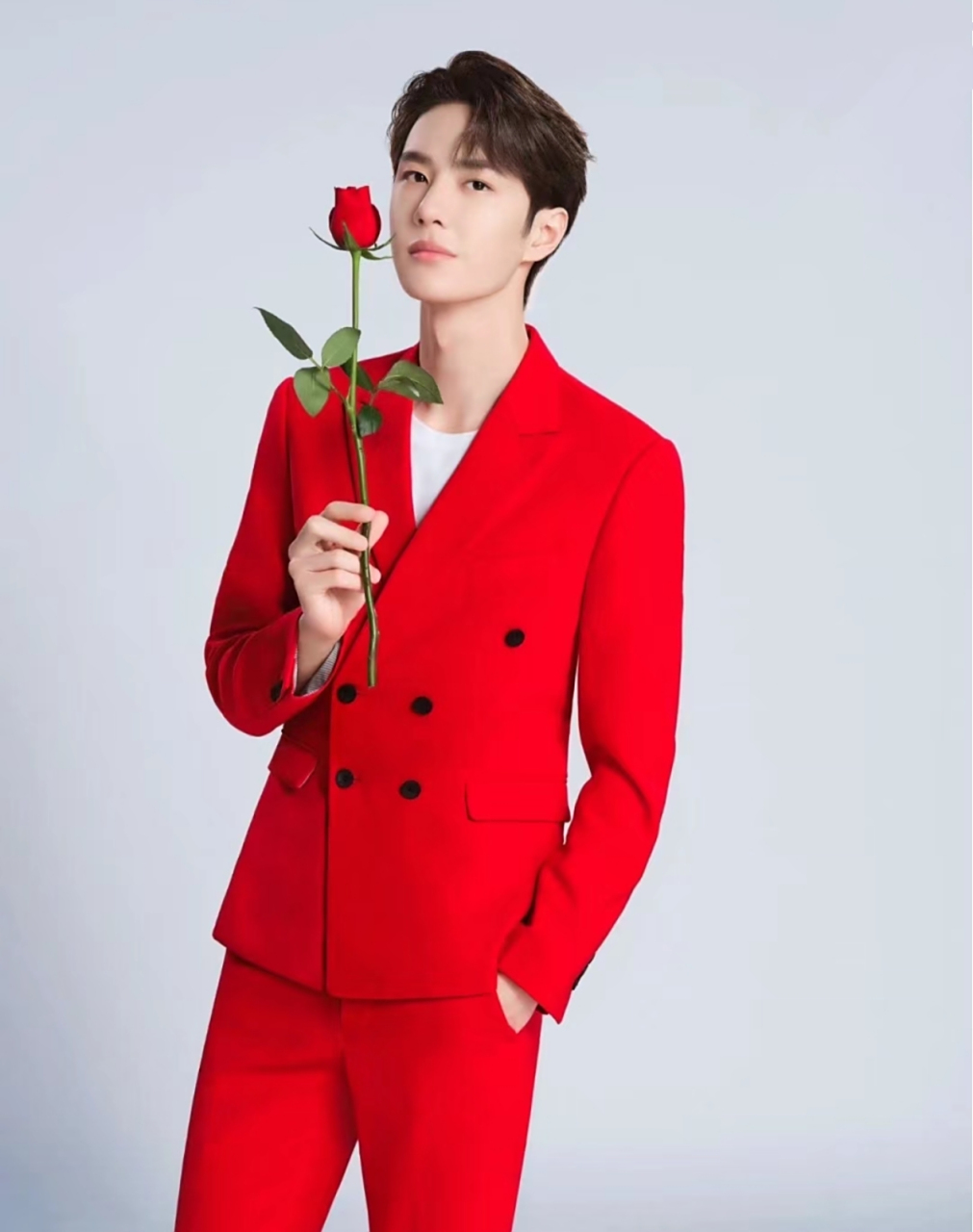 王一博# 大年初五遇上情人节,当财神遇上爱神,祝你新的一年,财运爱情