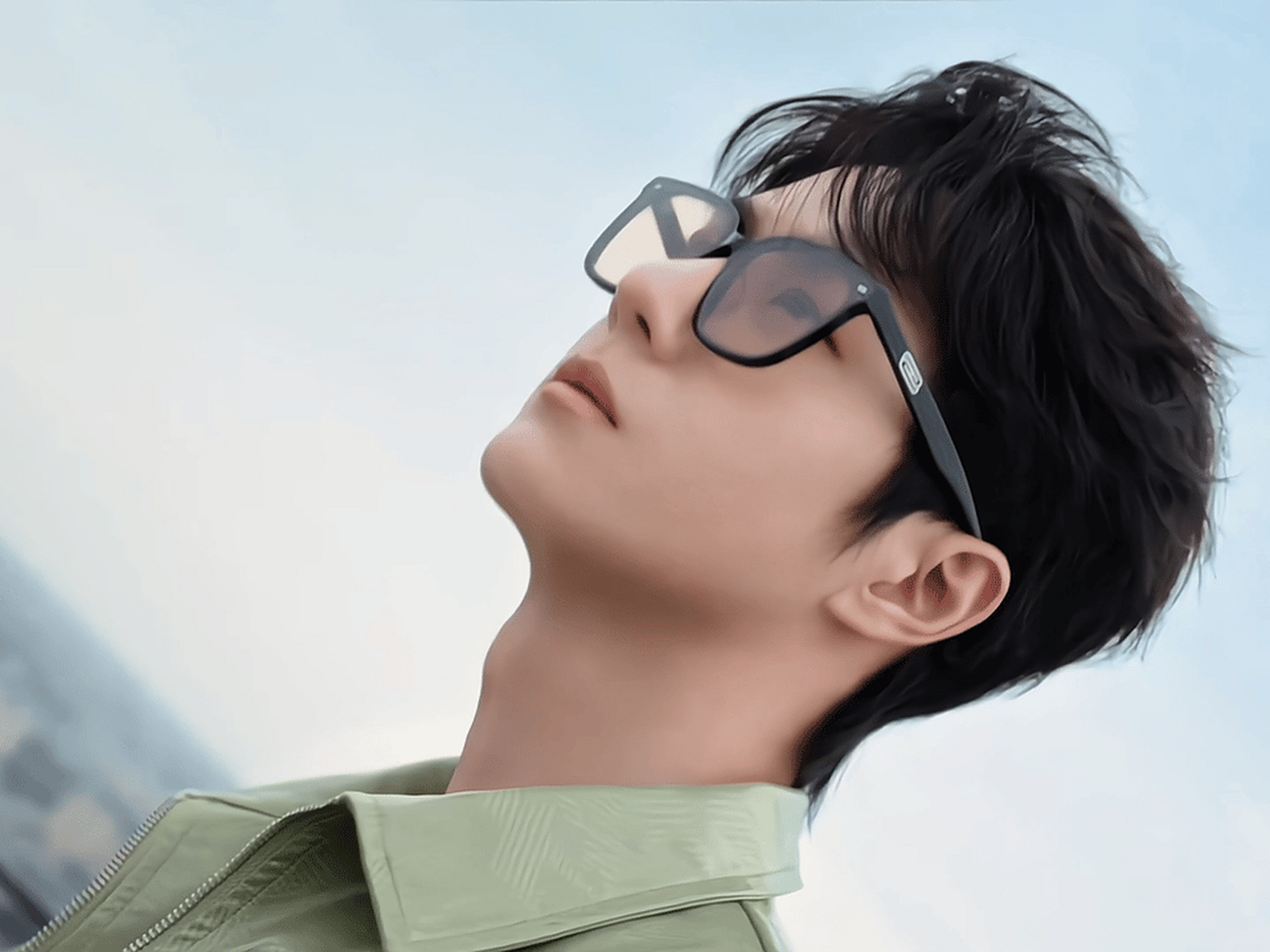 我要上热门# #王一博# 戴眼镜的潮酷盖,随手截的图都那么好看98