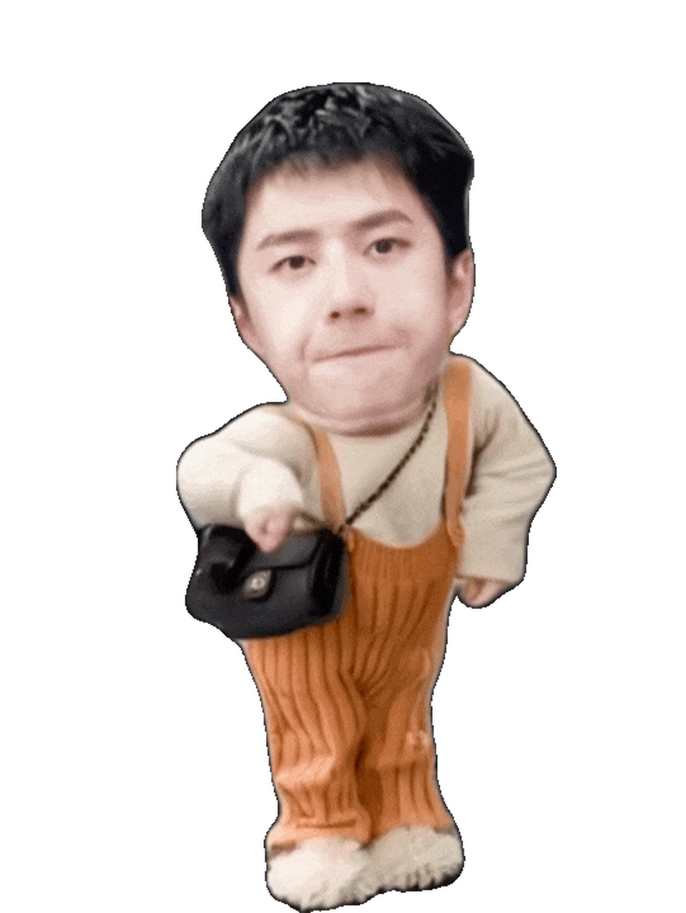 王一博是不是看过这个表情包呢,动作一模一样,哈哈[偷笑] #王一博新歌