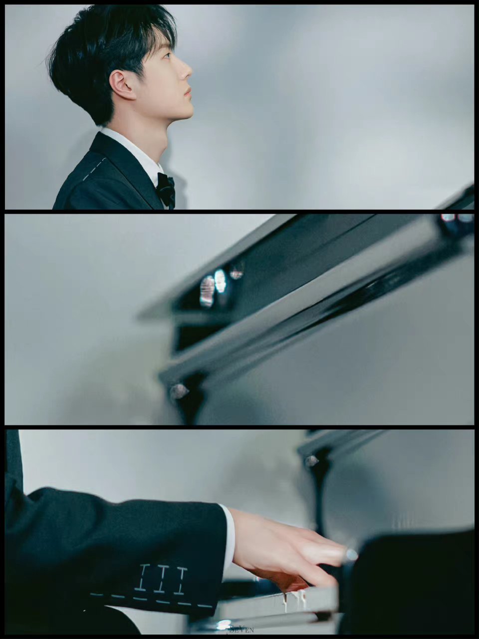 王一博# 王一博弹钢琴,少年随着时光渐渐成长