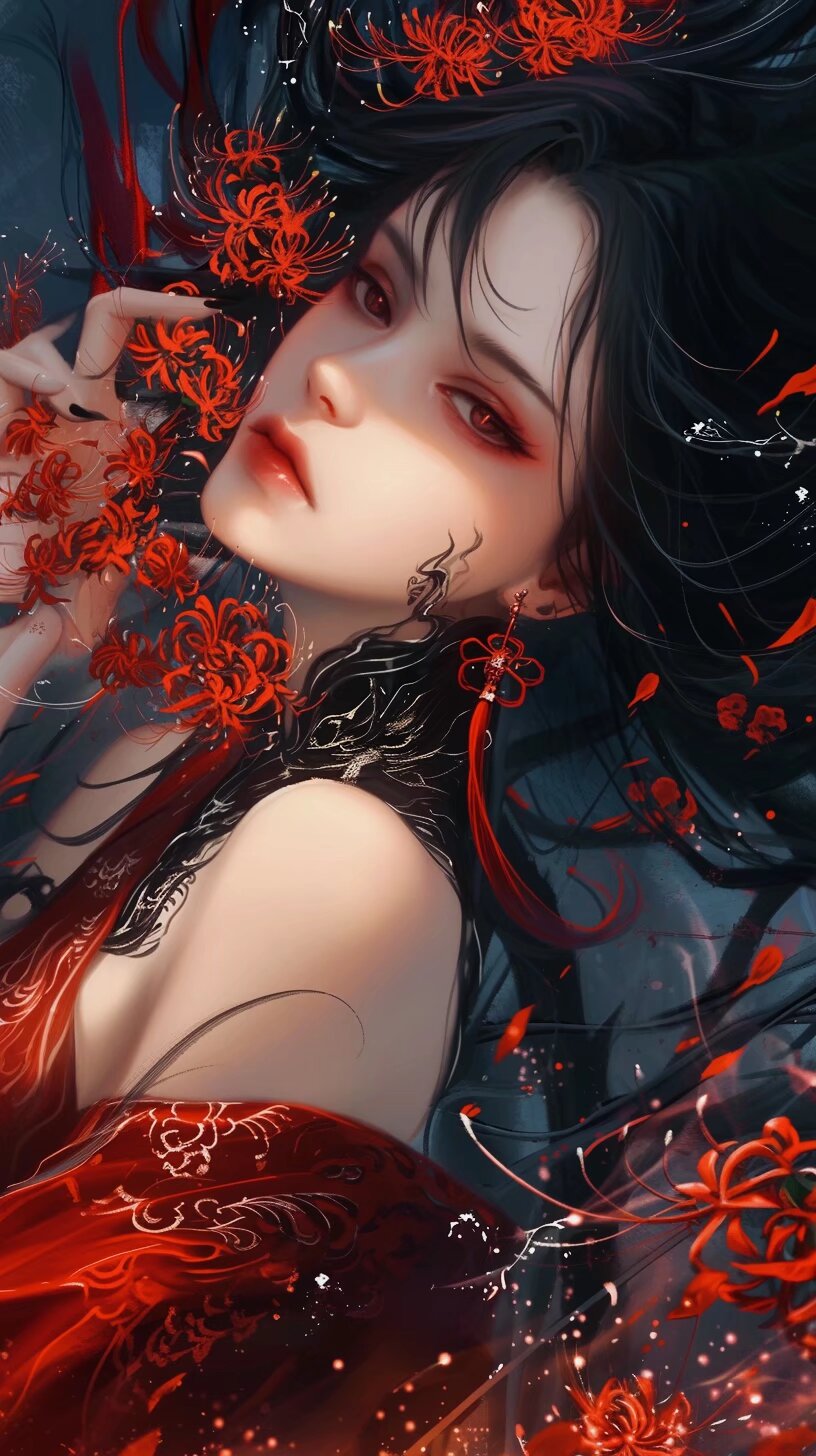 彼岸花之女3 记得点赞,拿图q1