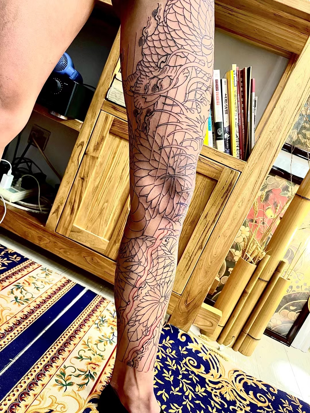 老传统花腿线完成