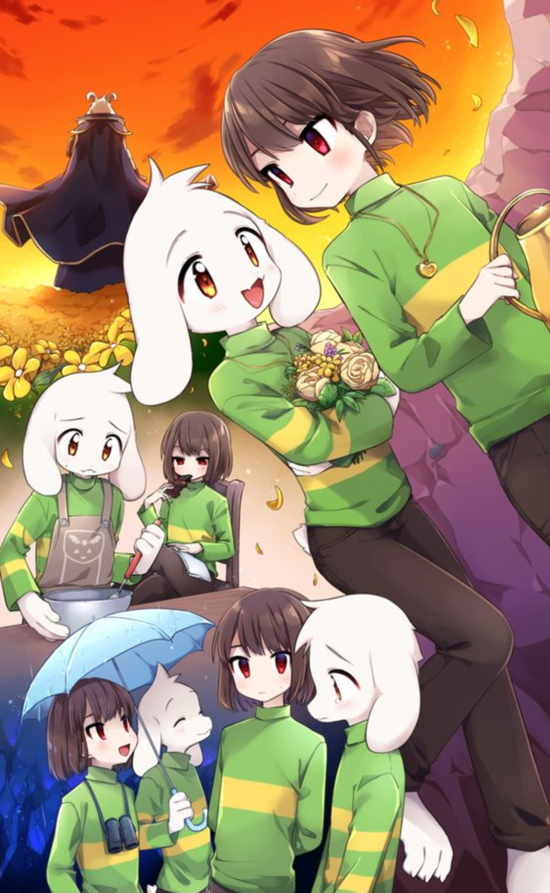 传说之下小羊和猹姐的日常生活图[吃鲸][滑稽][吃鲸]#传说之下