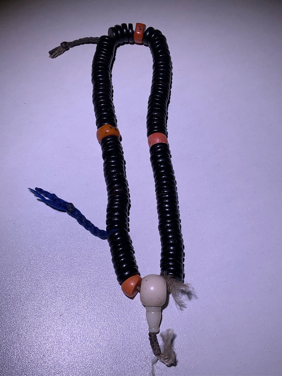 藏传原生态老椰壳念珠 尺寸够大够厚 磨损到位 13.5×3.