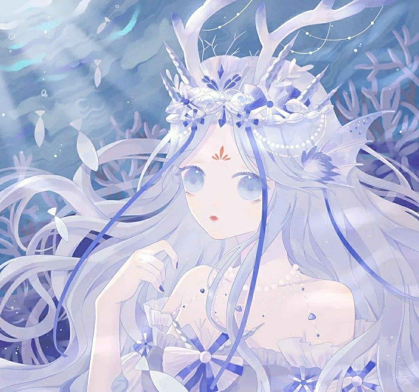 动漫龙女女生头像.