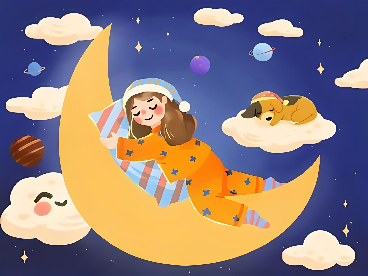 睡眠时间因人而异,一般成年人每天需要 7-9 小时的