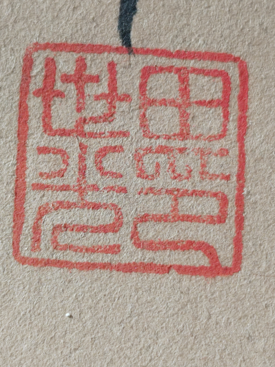 请懂的朋友们看看这是不是田世光的印章