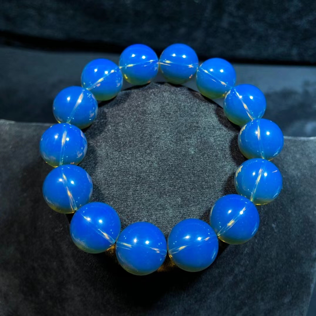 9697 神秘又深邃的蓝色珠子手链,仿佛蕴含着海洋的魔力!