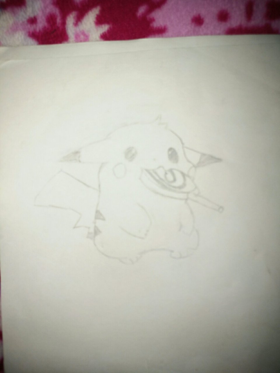 喵嗷污~( ˙ω˙ ) 我画的皮卡丘,觉得好看的点赞(不好看的也点个赞呗