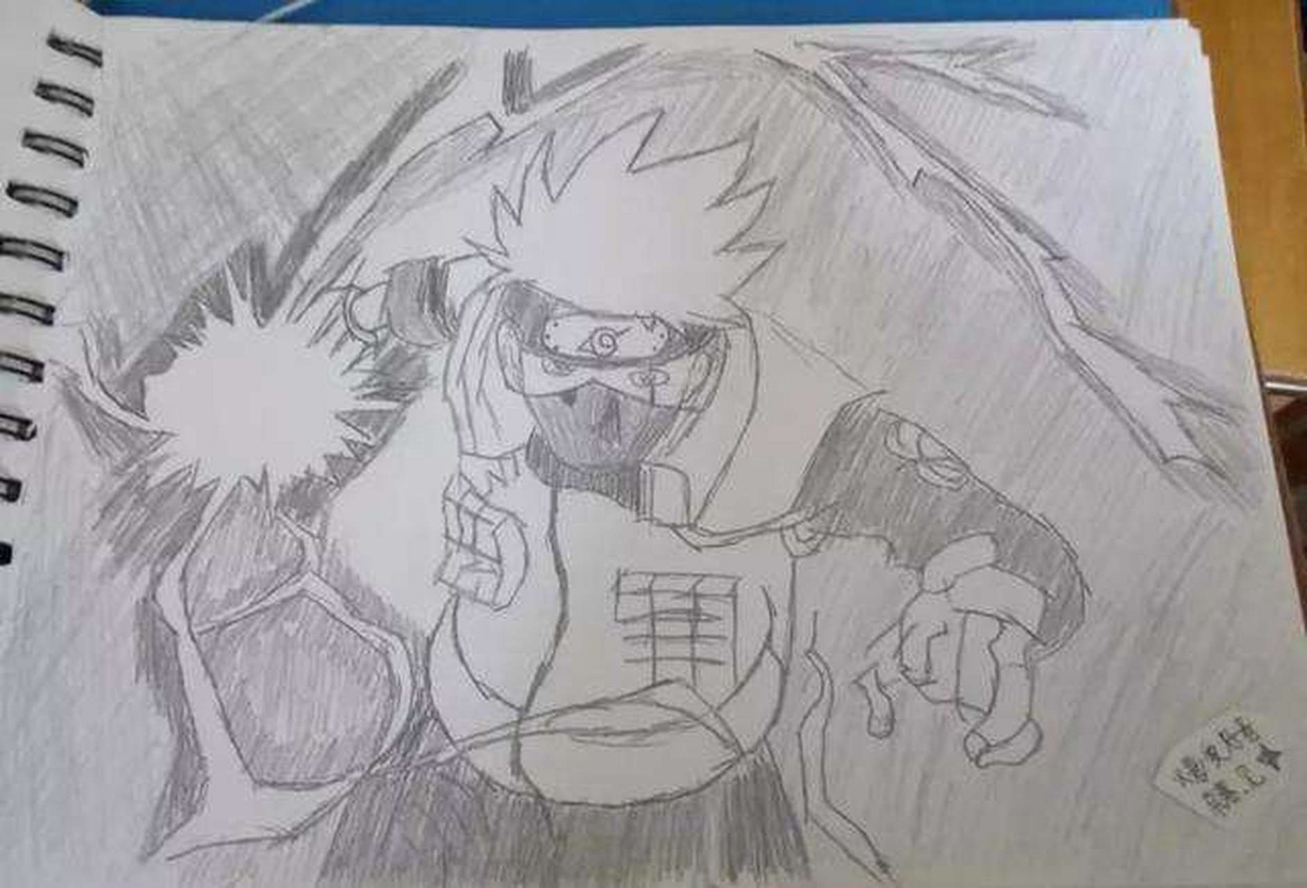 手绘卡卡西[滑稽][滑稽][坏笑][坏笑][坏笑]