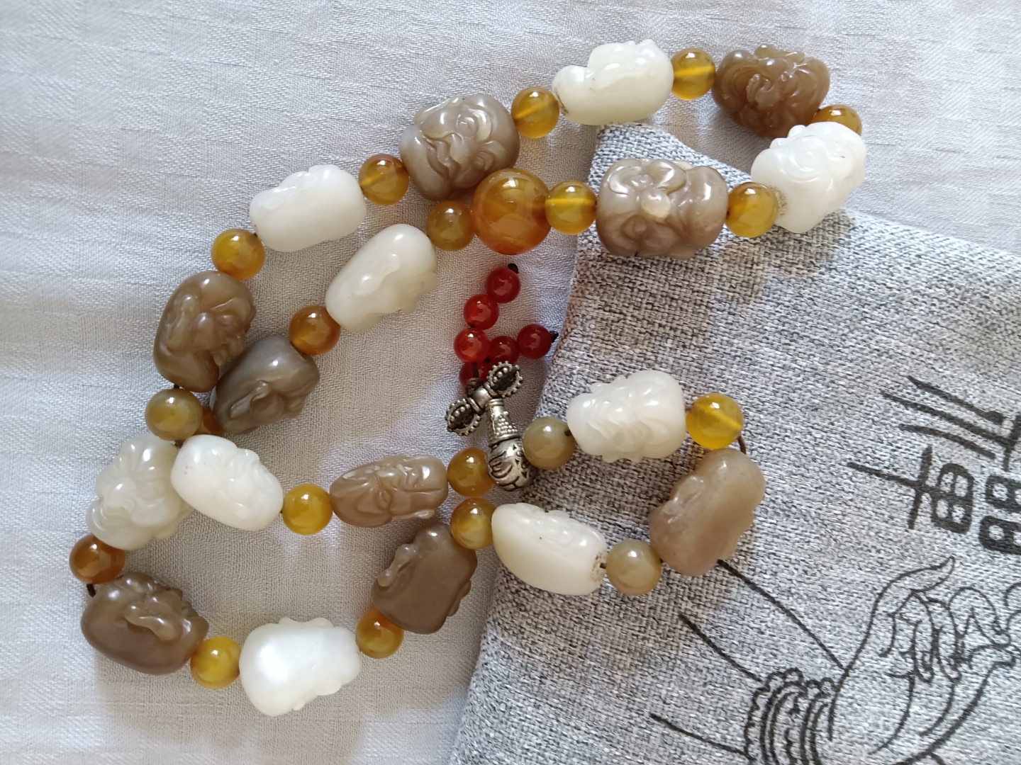 和田玉十八罗汉