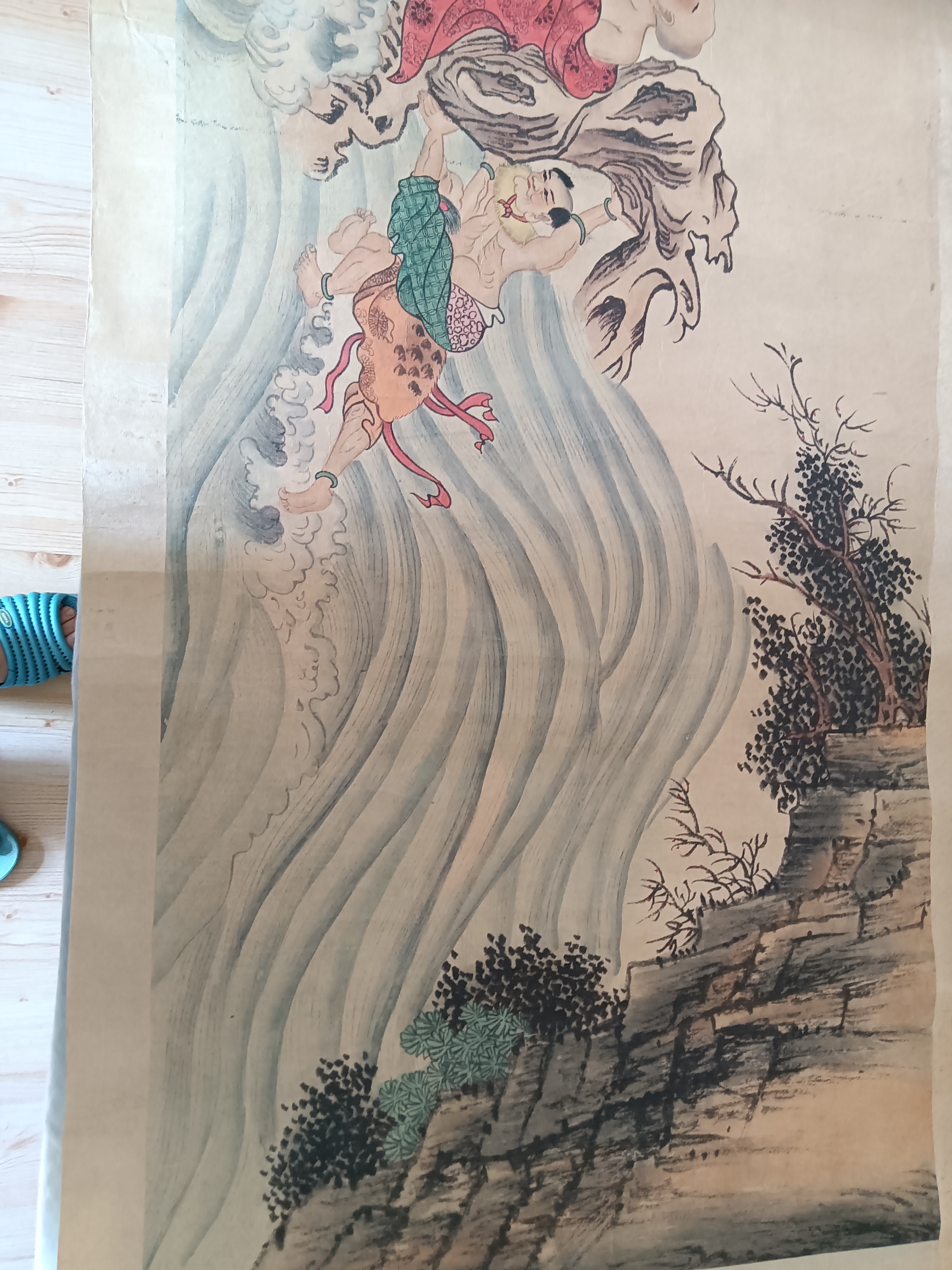 清代钱慧安绘画长卷