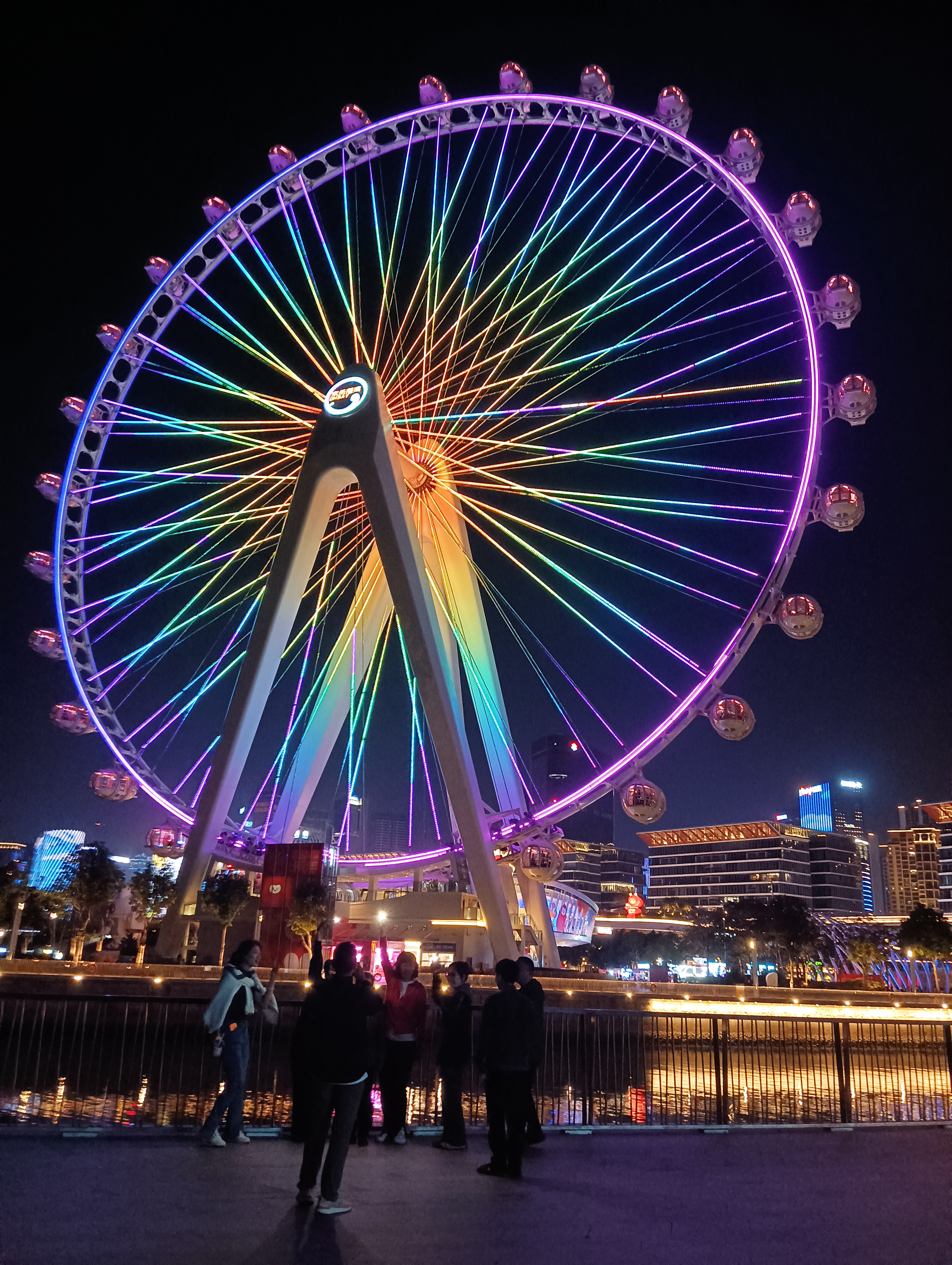 🌟✨夜晚的摩天轮,城市的心跳✨🌟