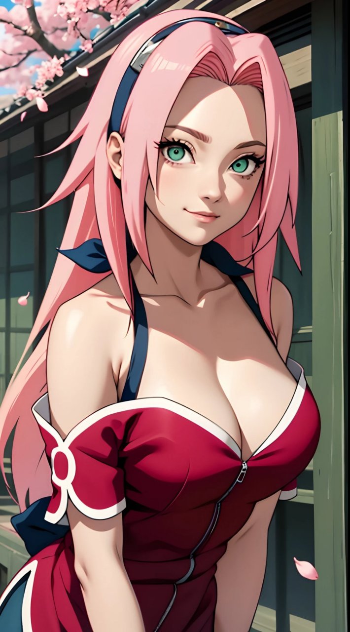 火影忍者丨原创ai春野樱小樱壁纸欣赏!#火影忍者# #春野樱