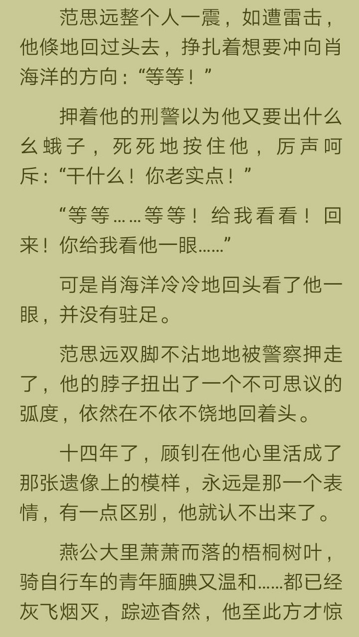 默读 默读里最戳我的点 一个是顾钊和范思远 明明是最爱的人,却