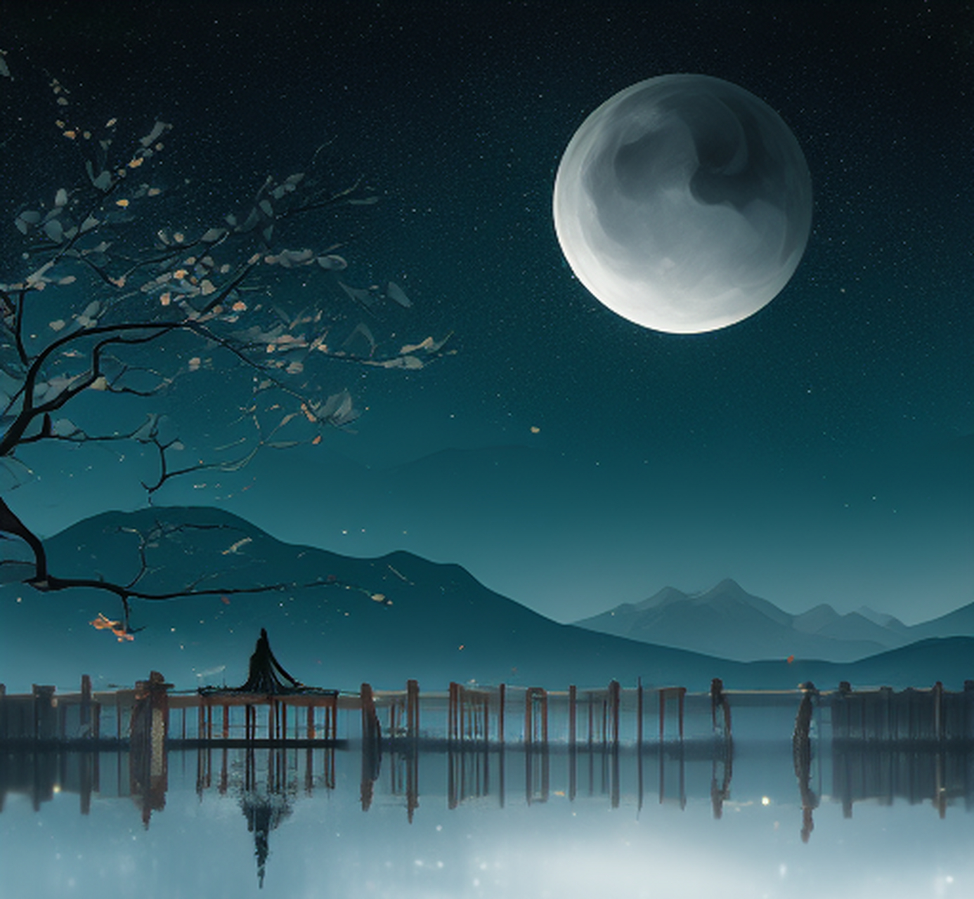 世事浮华皆过眼,悠然自得赏星光